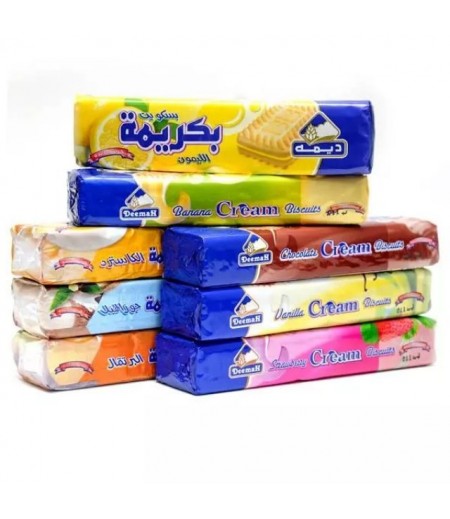 بسكويت كريمه اطعمه مختلفه ديما